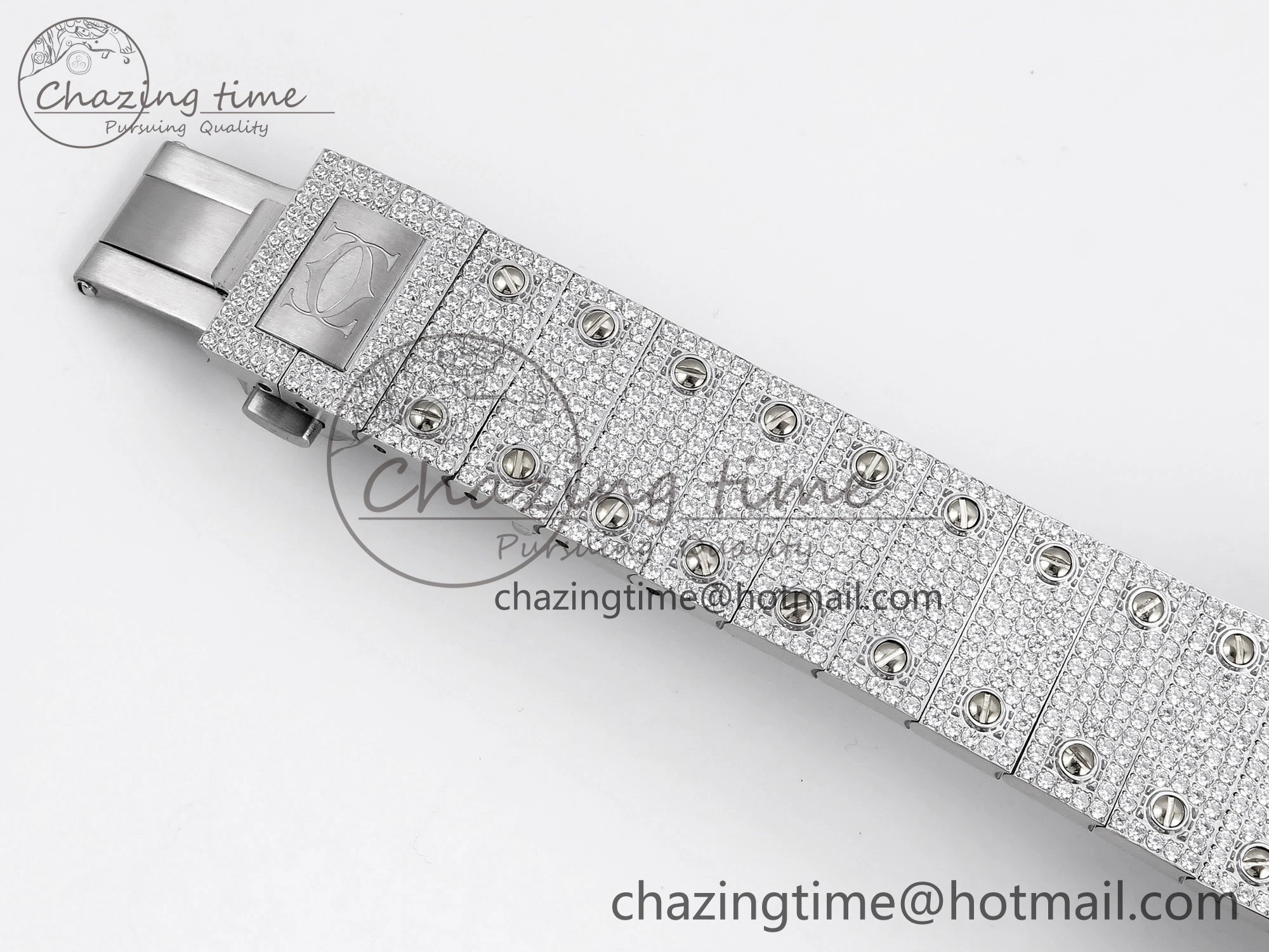 Thermal Santos De 40mm TWF 1:1 Best Edition Red Dial 904L SS Case and Bracelet A 5992