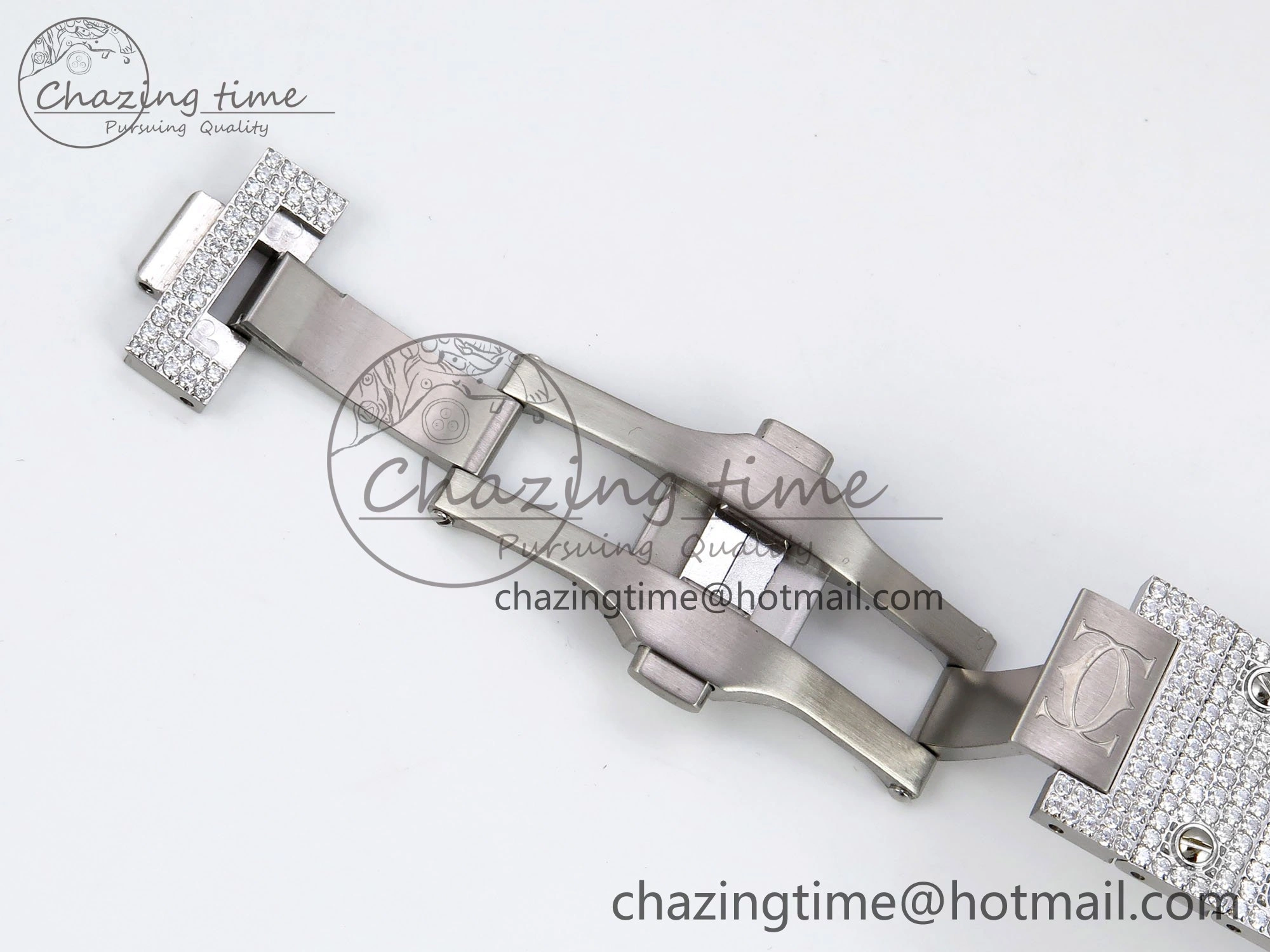Thermal Santos De 40mm TWF 1:1 Best Edition Red Dial 904L SS Case and Bracelet A 5992