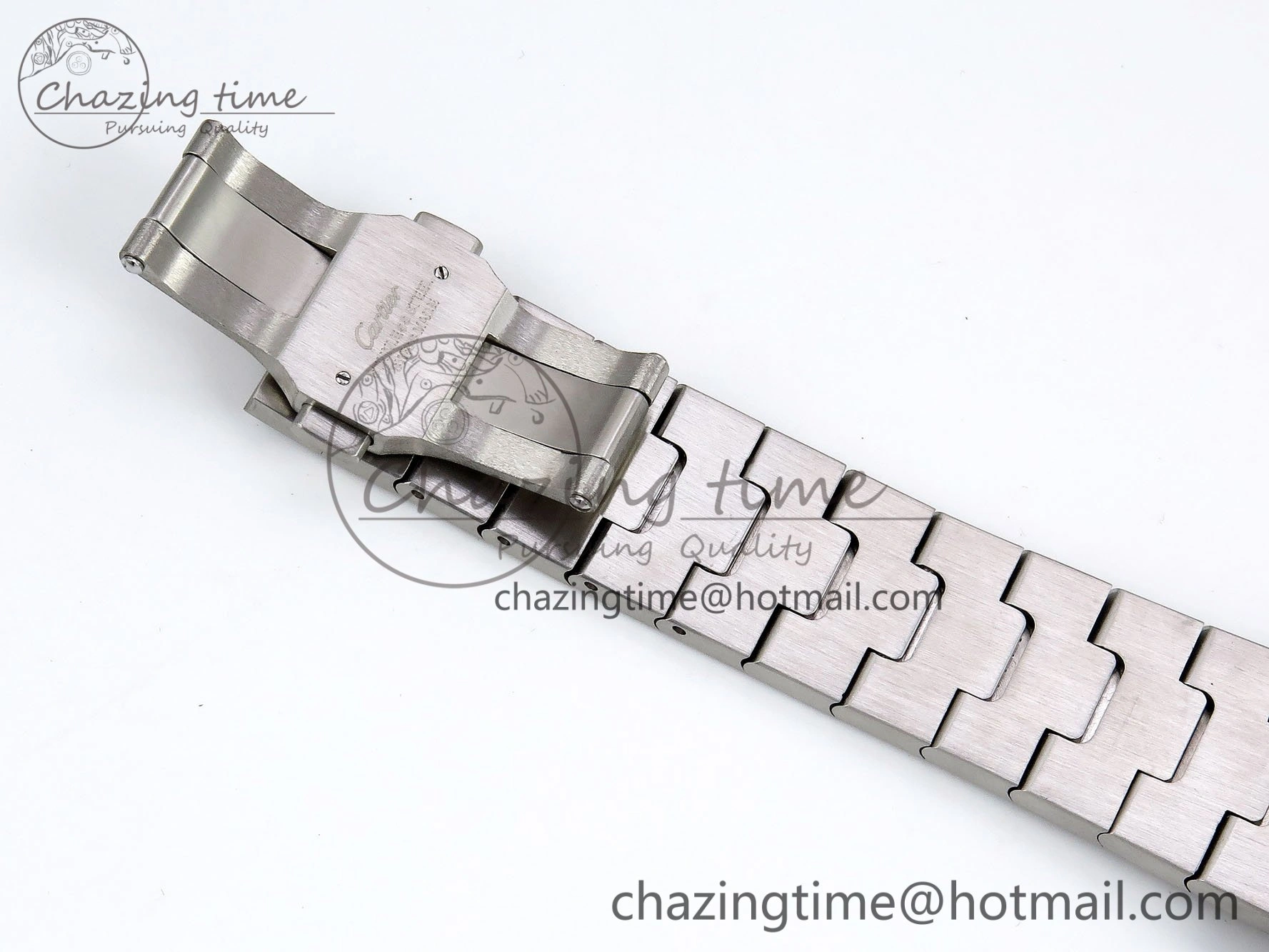 Santos De 40mm TWF 1:1 Best Edition Red Dial 904L SS RG Case and Bracelet A GoodFit 6001