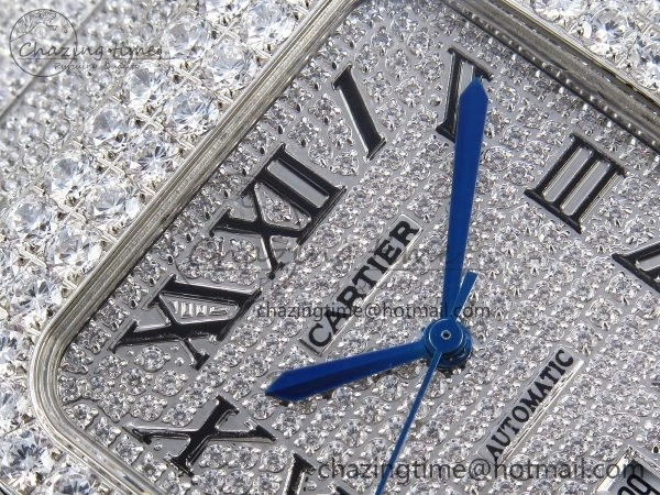 Unisex Santos De 40mm TWF 1:1 Best Edition SS Dial 904L SS Case and Bracelet A 5998