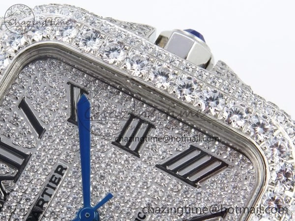 Unisex Santos De 40mm TWF 1:1 Best Edition SS Dial 904L SS Case and Bracelet A 5998