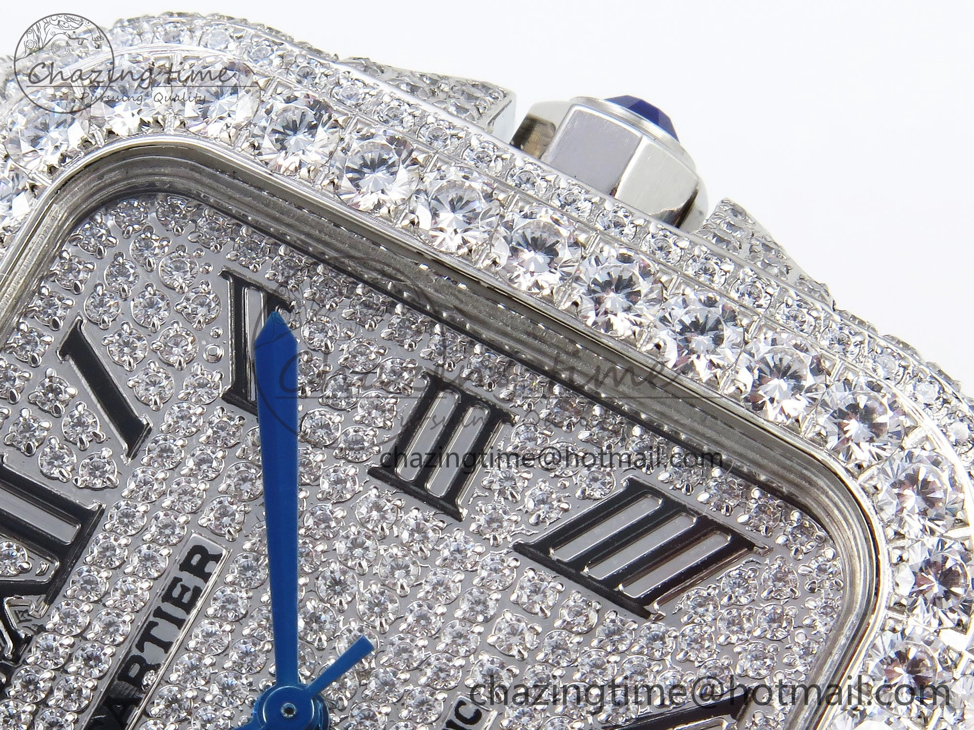 Unisex Santos De 40mm TWF 1:1 Best Edition SS Dial 904L SS Case and Bracelet A 5998