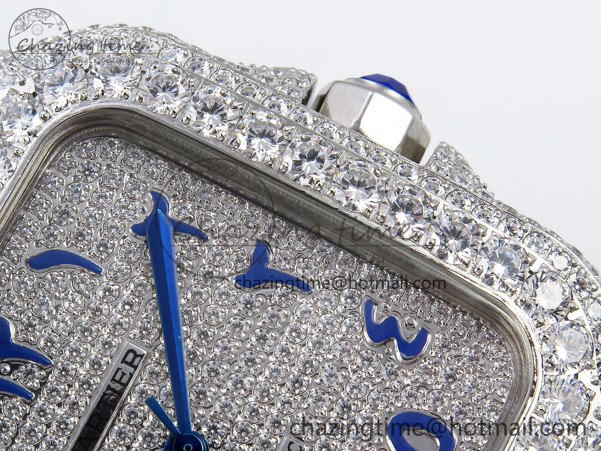 Elegant Santos De 40mm TWF 1:1 Best Edition SS Dial 904L SS Case and Bracelet A 5995