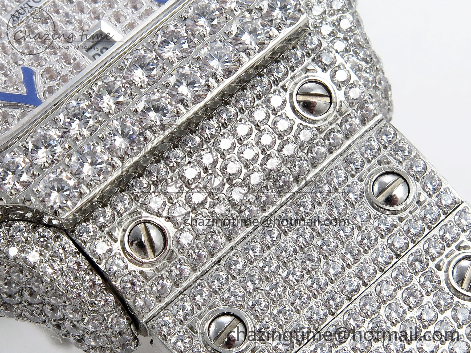 Elegant Santos De 40mm TWF 1:1 Best Edition SS Dial 904L SS Case and Bracelet A 5995