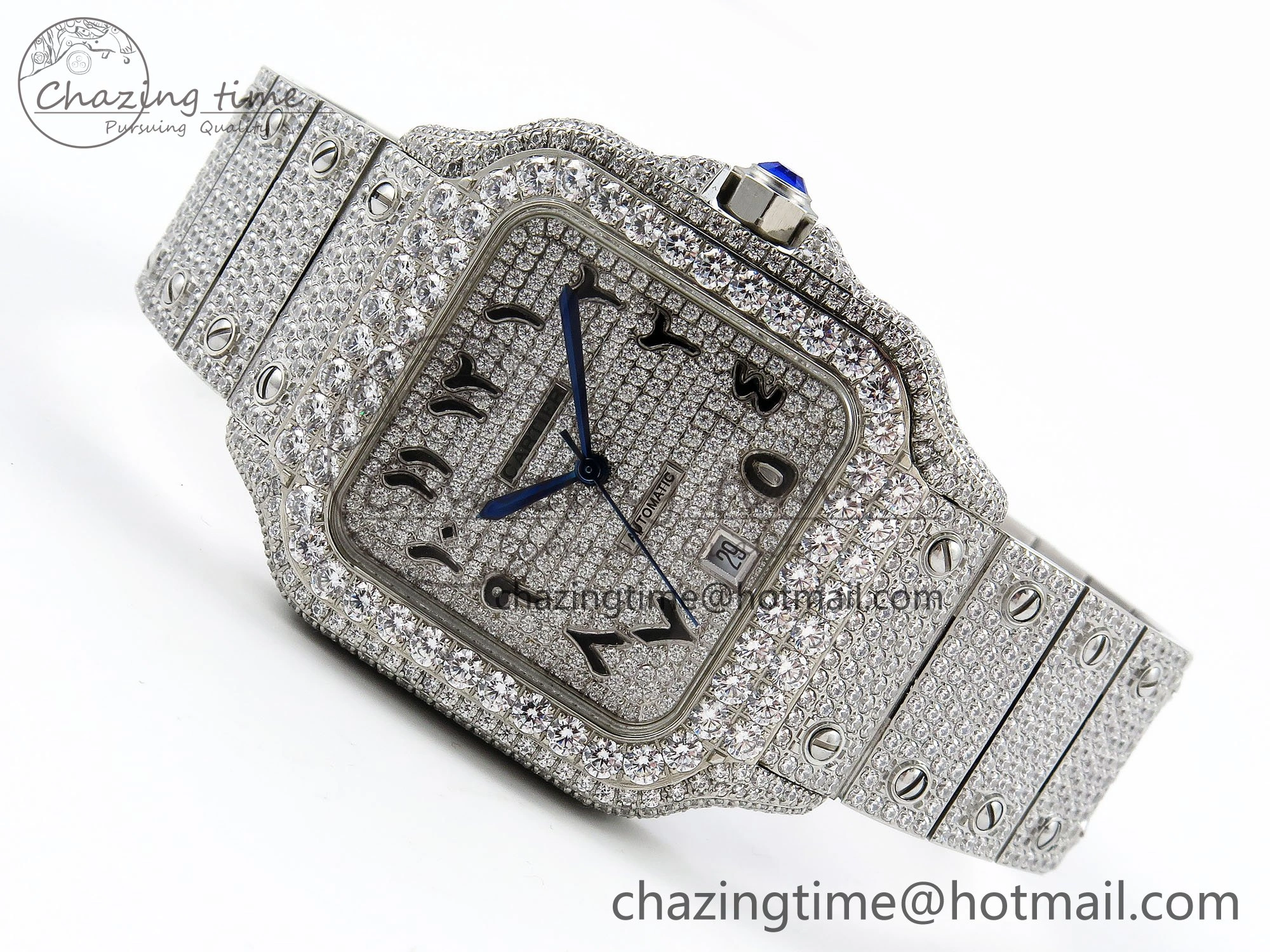 UrbanStyle Santos De 40mm TWF 1:1 Best Edition SS Dial 904L SS Case and Bracelet A 5993