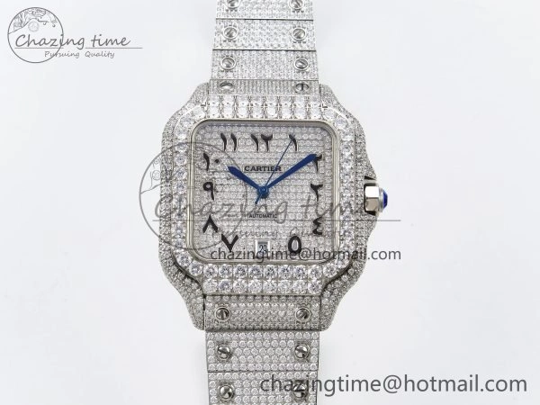 UrbanStyle Santos De 40mm TWF 1:1 Best Edition SS Dial 904L SS Case and Bracelet A 5993