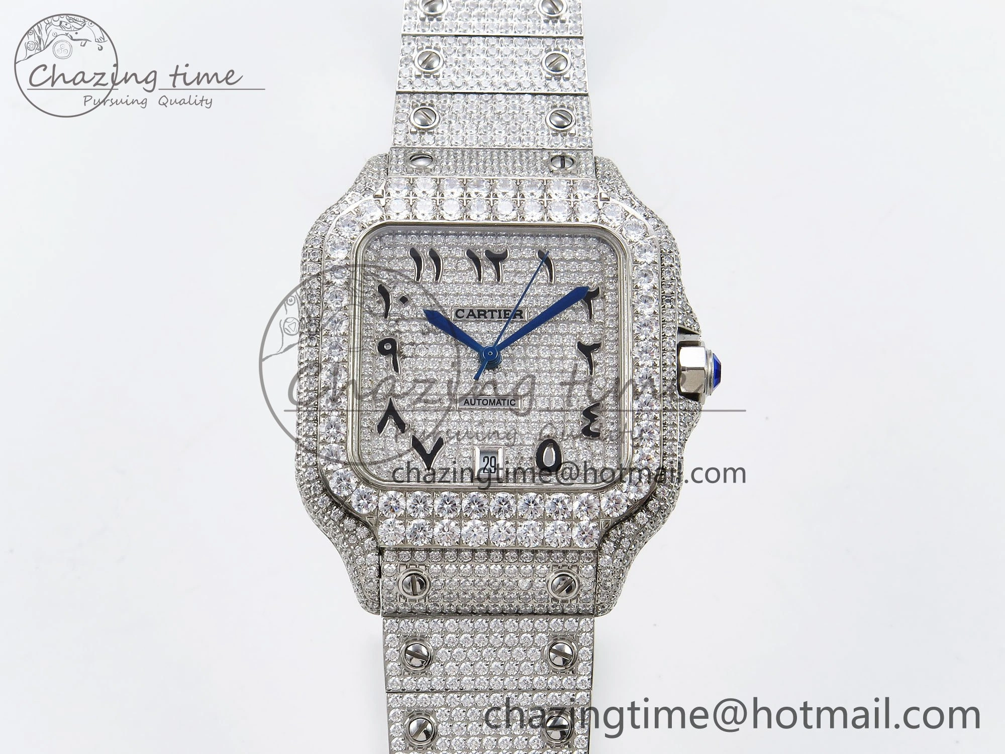 UrbanStyle Santos De 40mm TWF 1:1 Best Edition SS Dial 904L SS Case and Bracelet A 5993