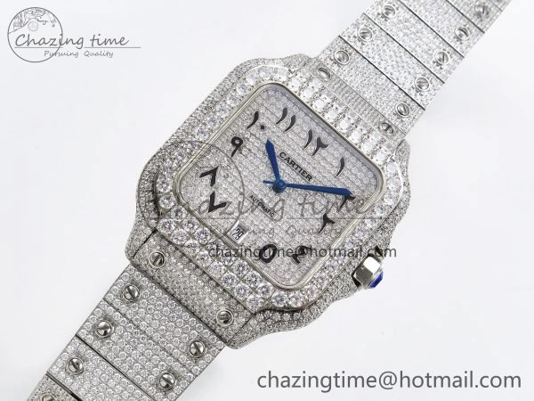 UrbanStyle Santos De 40mm TWF 1:1 Best Edition SS Dial 904L SS Case and Bracelet A 5993