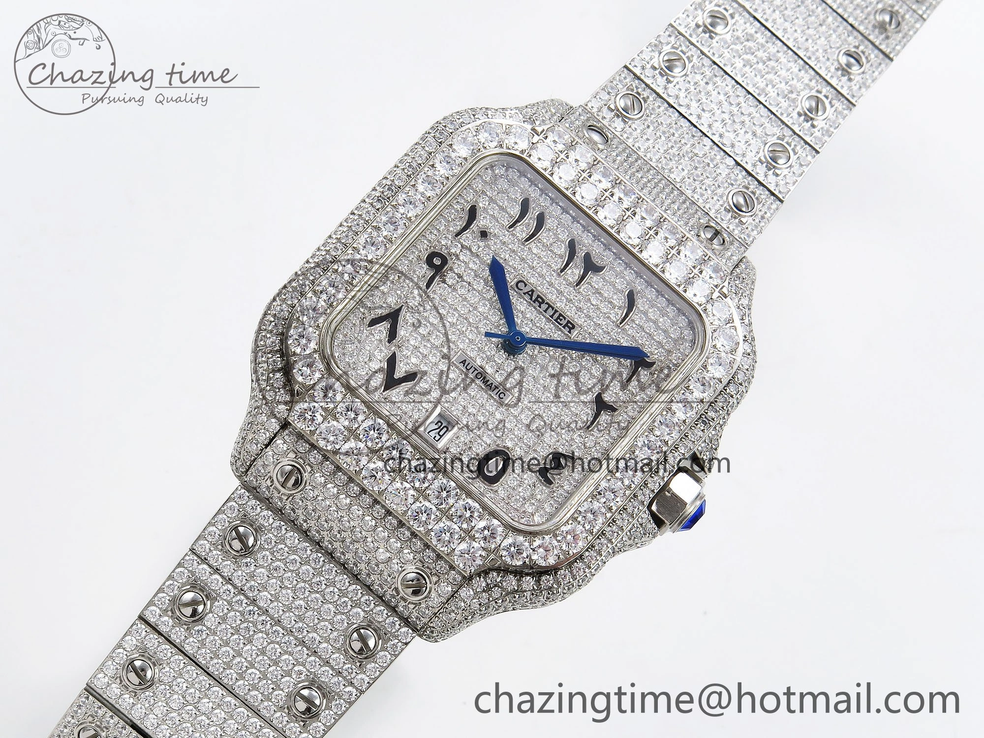 UrbanStyle Santos De 40mm TWF 1:1 Best Edition SS Dial 904L SS Case and Bracelet A 5993