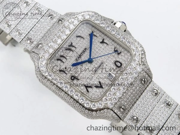 UrbanStyle Santos De 40mm TWF 1:1 Best Edition SS Dial 904L SS Case and Bracelet A 5993
