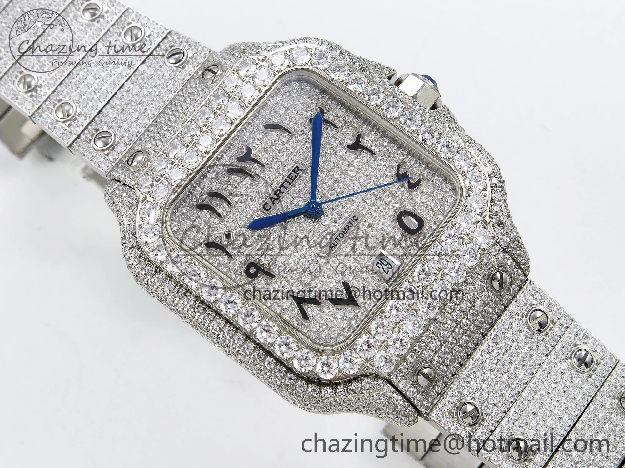 UrbanStyle Santos De 40mm TWF 1:1 Best Edition SS Dial 904L SS Case and Bracelet A 5993