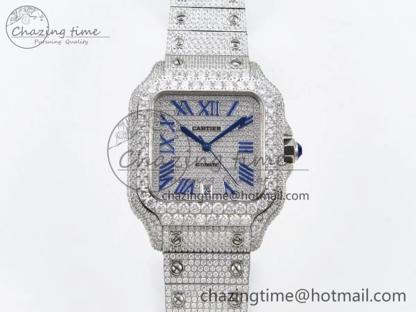Santos De 40mm TWF 1:1 Best Edition SS Dial 904L SS Case and Bracelet A Tailored 5994