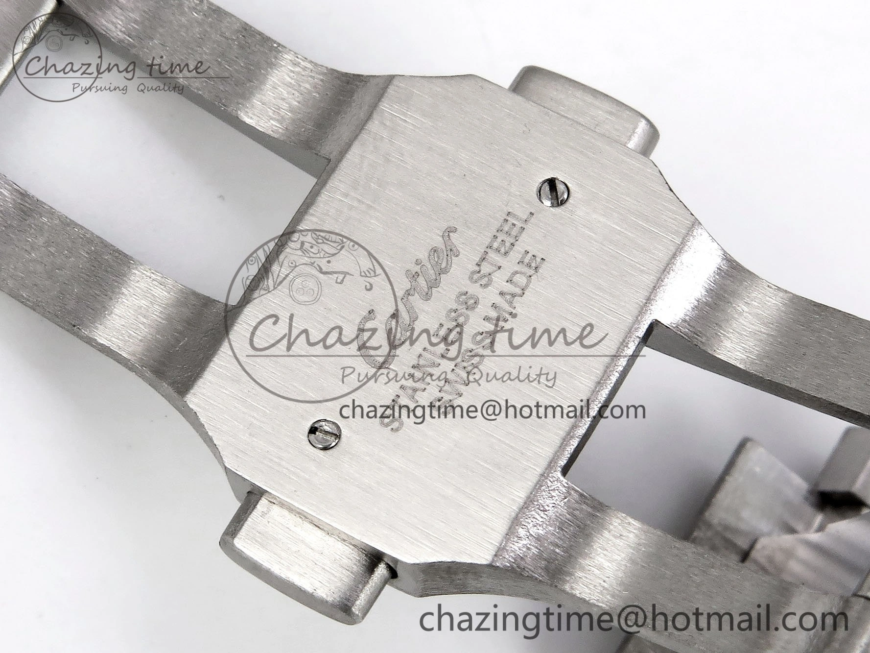 Santos De 40mm TWF 1:1 Best Edition SS Dial 904L SS RG Case and Bracelet A Soft 6011