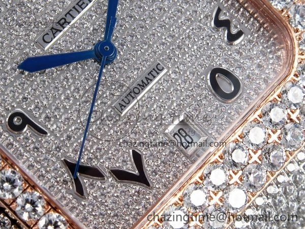 SoftTouch Santos De 40mm TWF 1:1 Best Edition SS Dial 904L SS RG Case and Bracelet A 6005