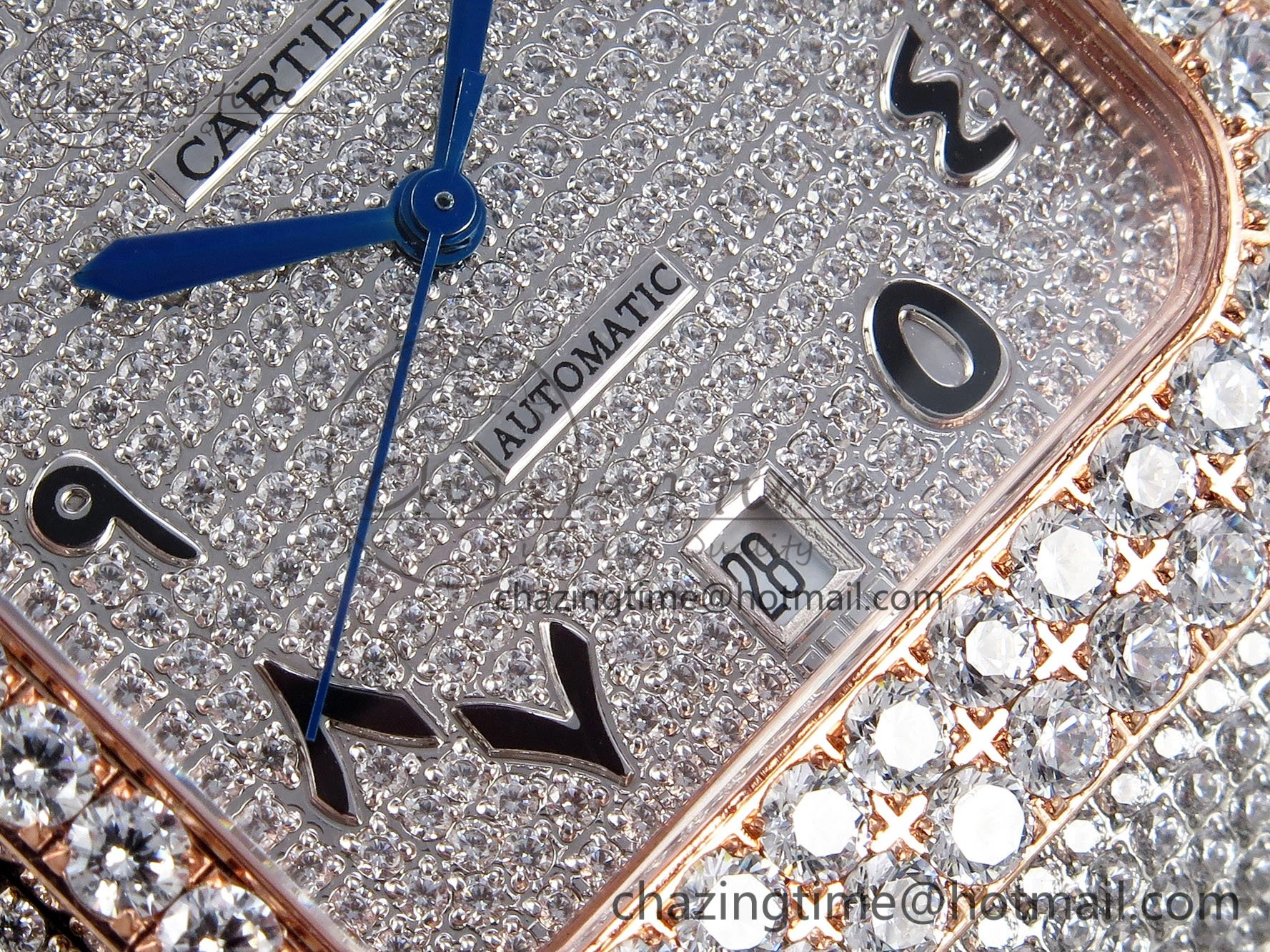 SoftTouch Santos De 40mm TWF 1:1 Best Edition SS Dial 904L SS RG Case and Bracelet A 6005