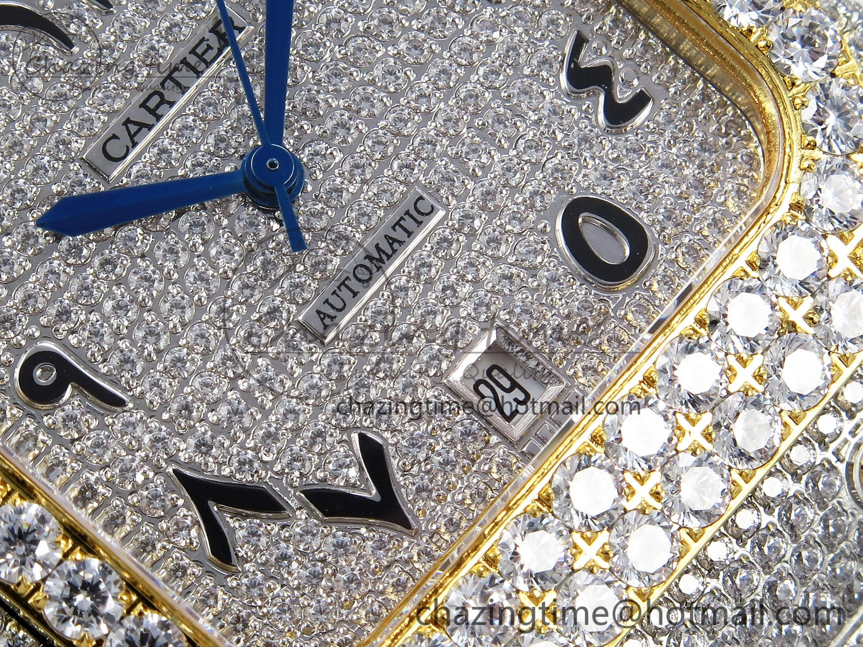 Santos De 40mm TWF 1:1 Best Edition SS Dial 904L SS YG Case and Bracelet A Timeless 6015