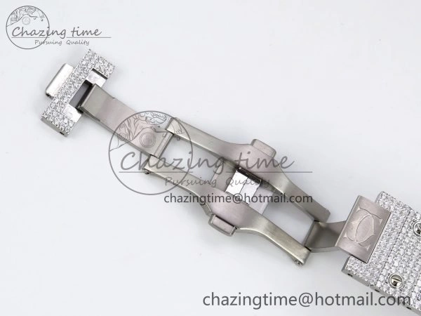 TimelessDesign Santos De 40mm TWF 1:1 Best Edition SS Rainbow Dial 904L SS Case and Bracelet A 5996