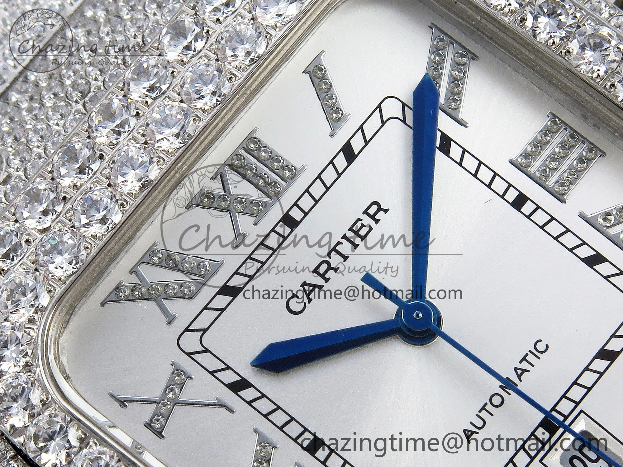 StreetReady Santos De 40mm TWF 1:1 Best Edition White Dial 904L SS Case and Bracelet A 5991