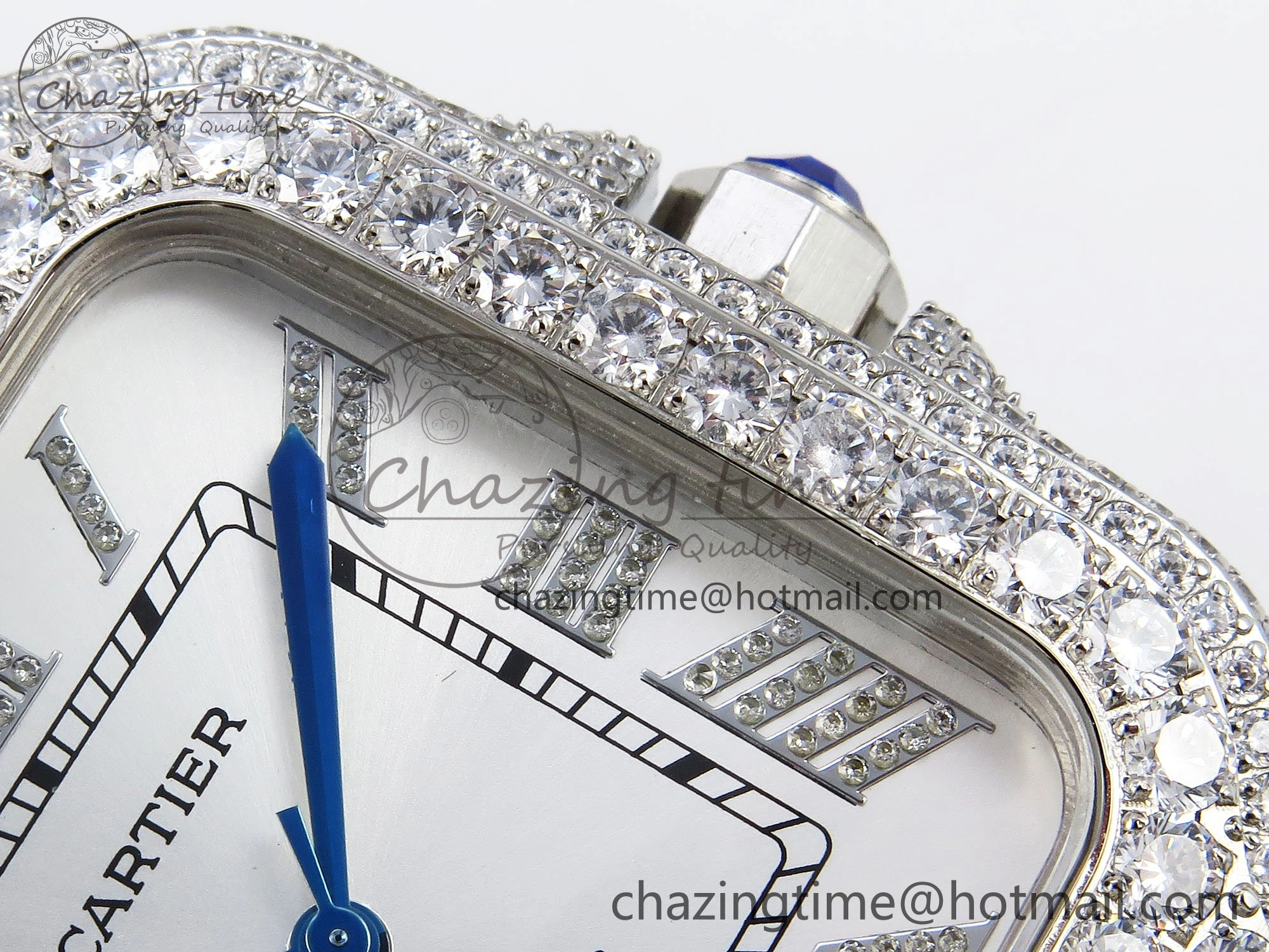 StreetReady Santos De 40mm TWF 1:1 Best Edition White Dial 904L SS Case and Bracelet A 5991
