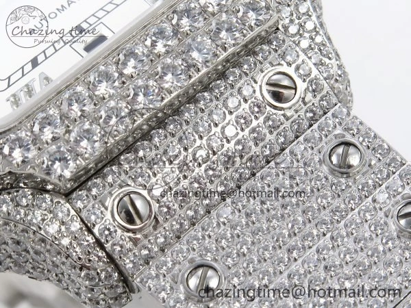StreetReady Santos De 40mm TWF 1:1 Best Edition White Dial 904L SS Case and Bracelet A 5991