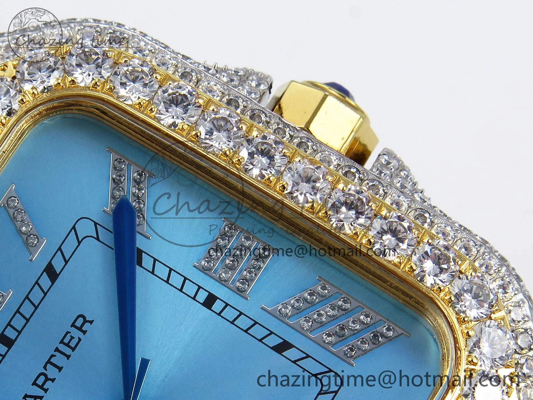 Santos De 40mm TWF 1:1 Best Edition YG Dial 904L SS YG Case and Bracelet A Durable 6014