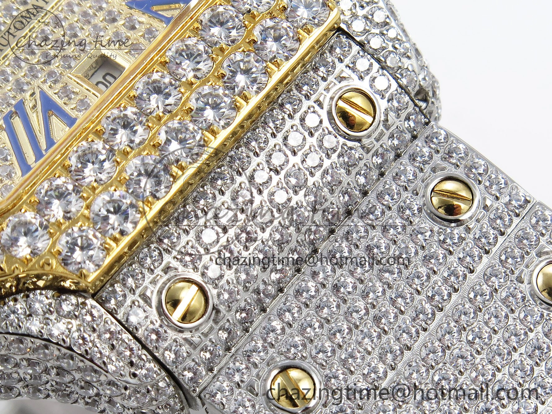 Santos De 40mm TWF 1:1 Best Edition YG Dial 904L SS YG Case and Bracelet A Supportive 6012