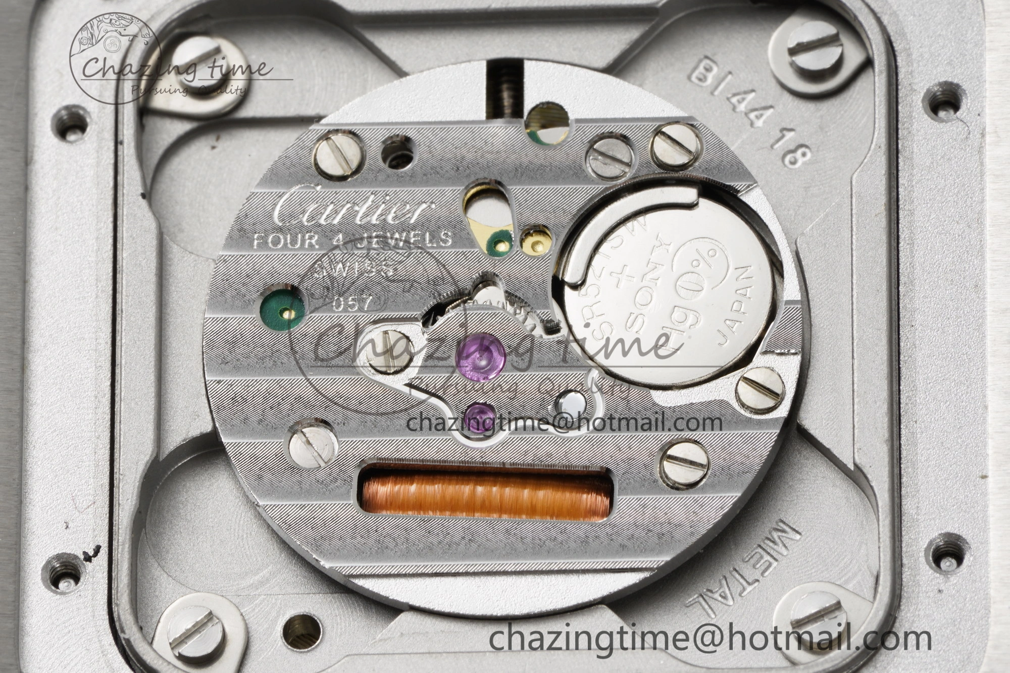 Santos Dumont 27.5mm IWSF Best Edition Silver Dial on Red Leather Strap Quartz Versatile 6058
