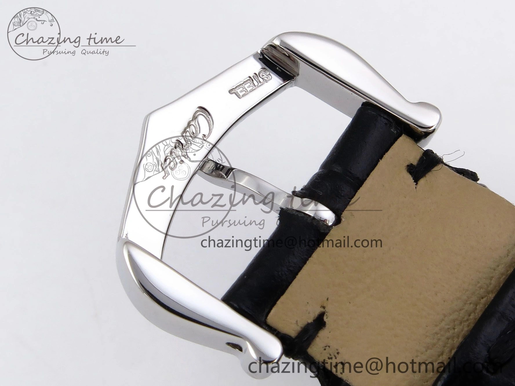 SoftTouch Santos Dumont 27.5mm SS AF 1:1 Best Edition Silver Dial on Black Croco Strap A 5930