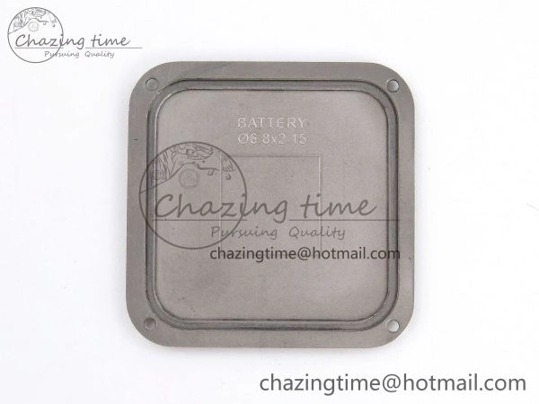 Packable Santos Dumont 27.5mm SS RG AF 1:1 Best Edition Silver Dial on Gray Croco Strap A 5939