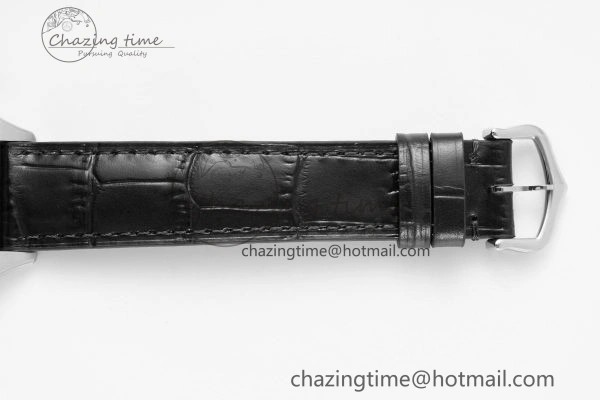 Santos Dumont 31.4mm IWSF Best Edition Silver Dial on Black Leather Strap Quartz Packable 6059
