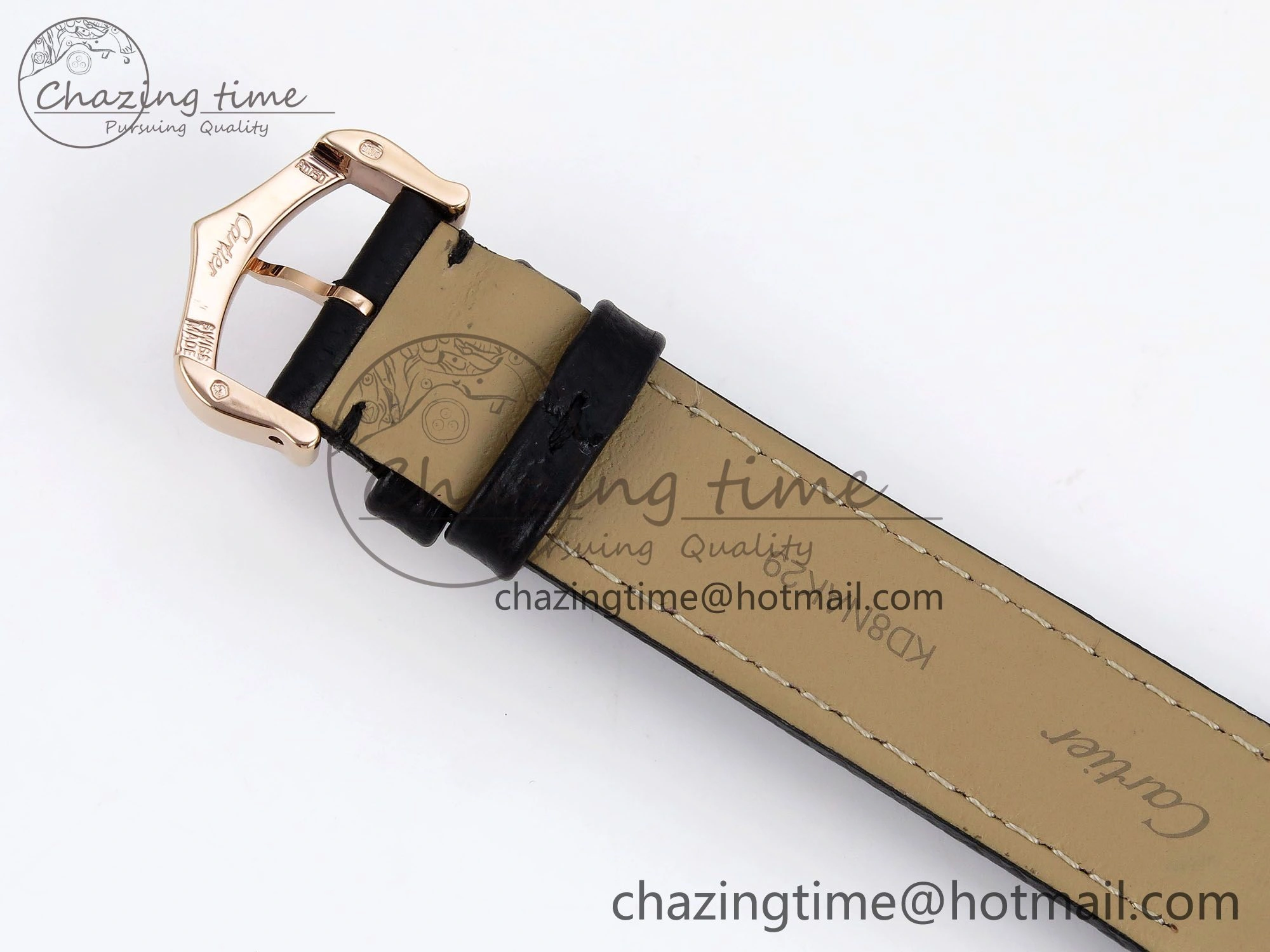 Santos Dumont 31.4mm RG AF 1:1 Best Edition Silver Dial Diamonds Bezel on Black Leather Strap A TravelReady 5929