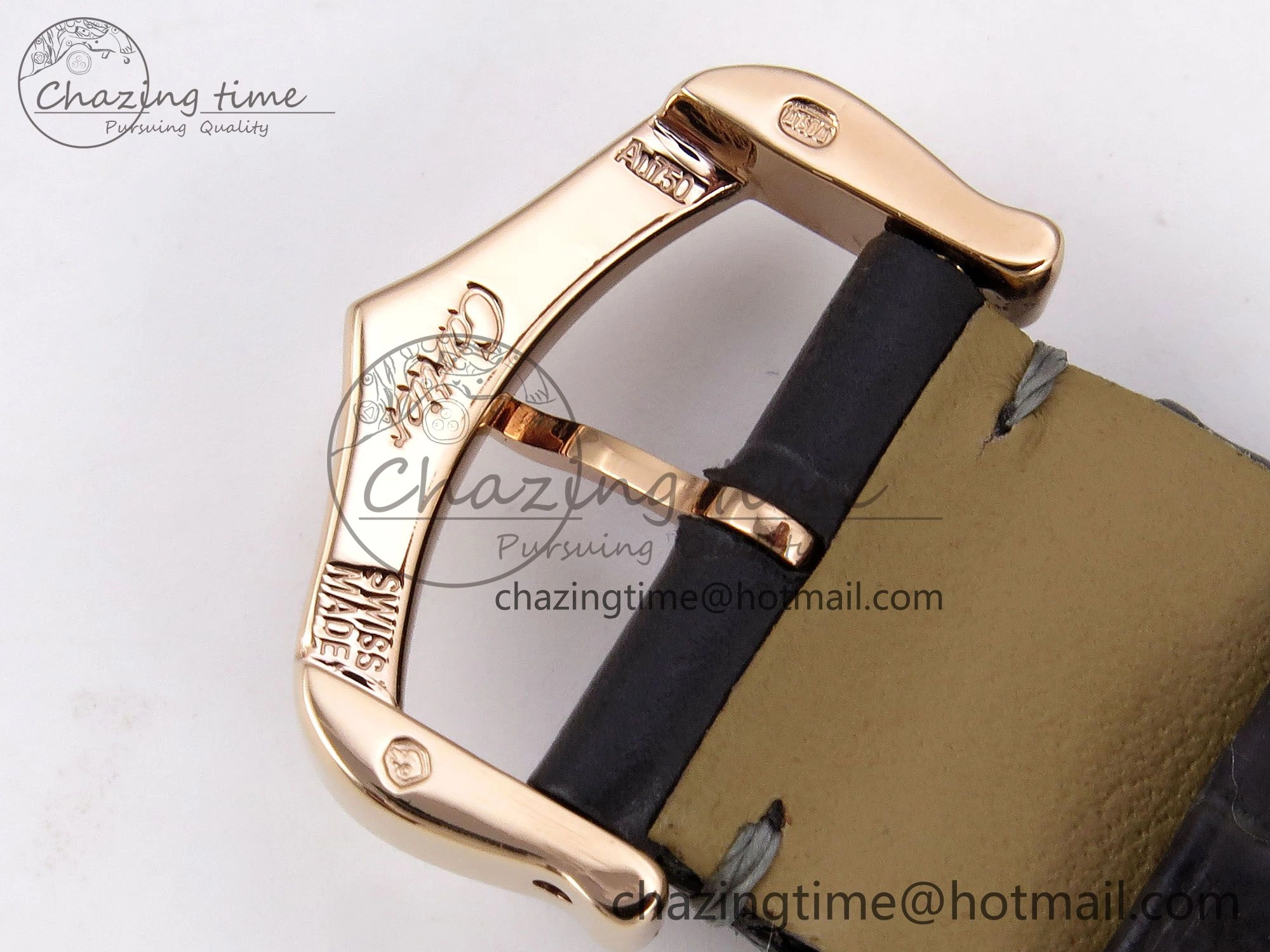WeatherProof Santos Dumont 31.4mm RG AF 1:1 Best Edition Silver Dial Diamonds Bezel on Gray Croco Strap A 5924