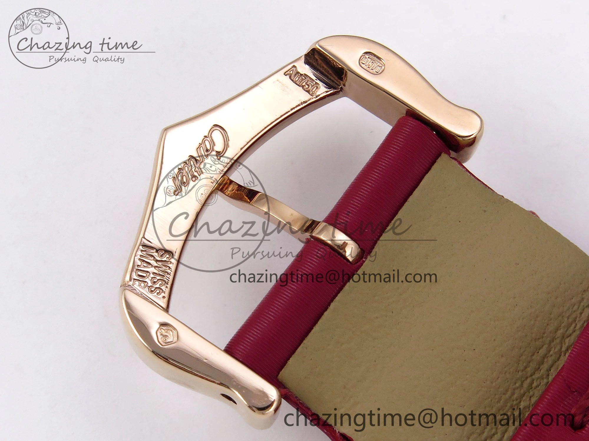 MoistureWicking Santos Dumont 31.4mm RG AF 1:1 Best Edition Silver Dial Diamonds Bezel on Red Fabric Strap A 5928