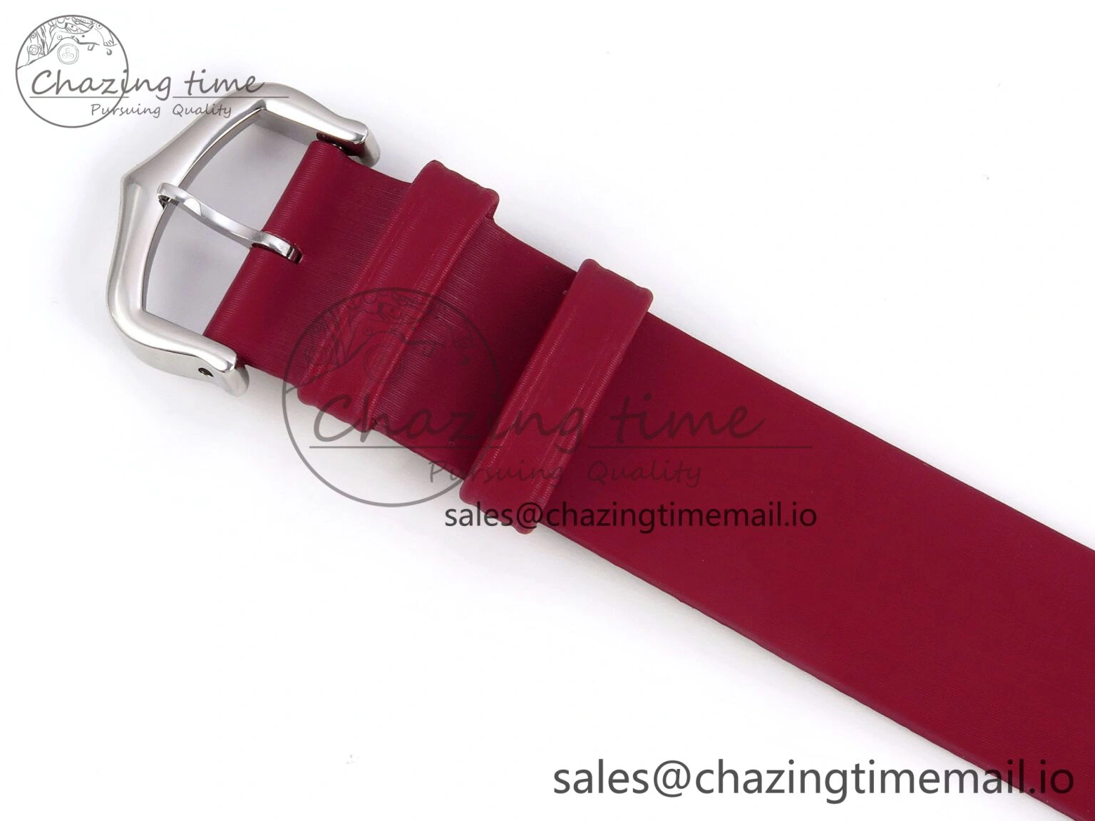 Santos Dumont 31.4mm SS AF 1:1 Best Edition Silver Dial on Red Fabric Strap A Soft 5903
