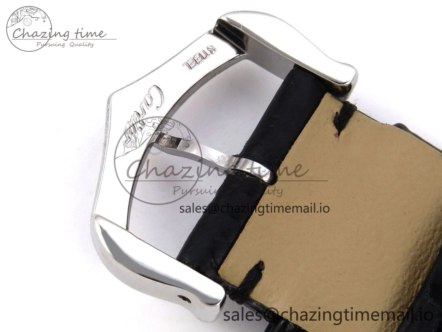 Santos Dumont 31.4mm SS RG AF 1:1 Best Edition Silver Dial on Black Croco Strap A TravelReady 5892