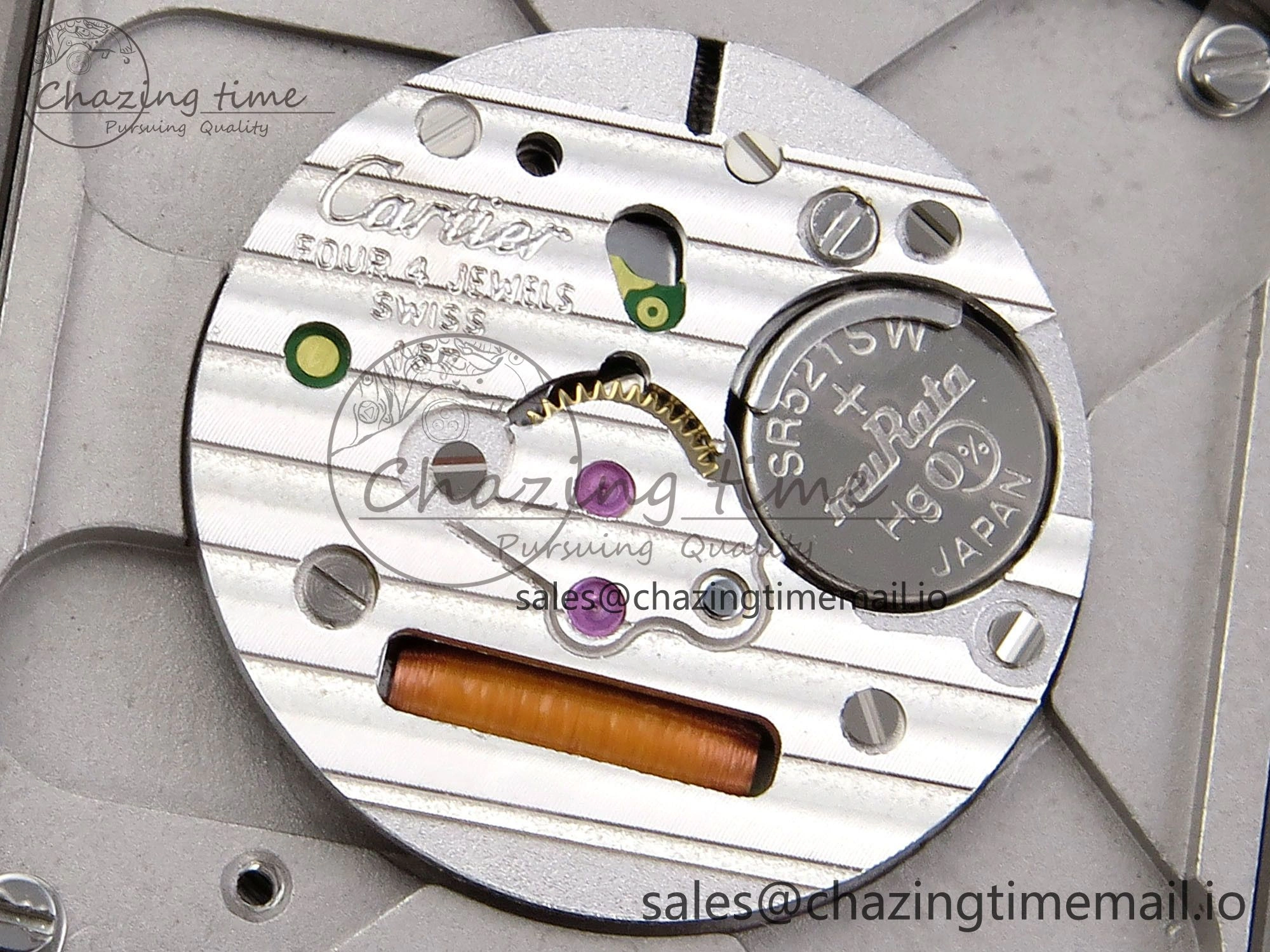 Santos Dumont 31.4mm SS RG AF 1:1 Best Edition Silver Dial on Red Fabric Strap A Comfortable 5896