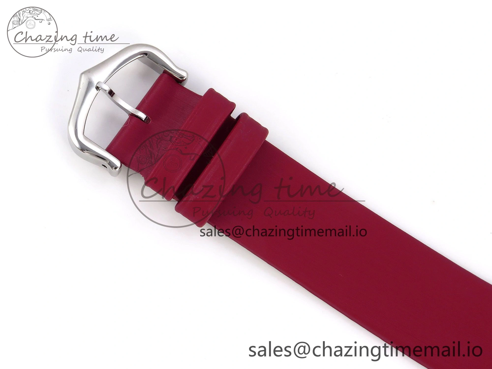Santos Dumont 31.4mm SS RG AF 1:1 Best Edition Silver Dial on Red Fabric Strap A Comfortable 5896
