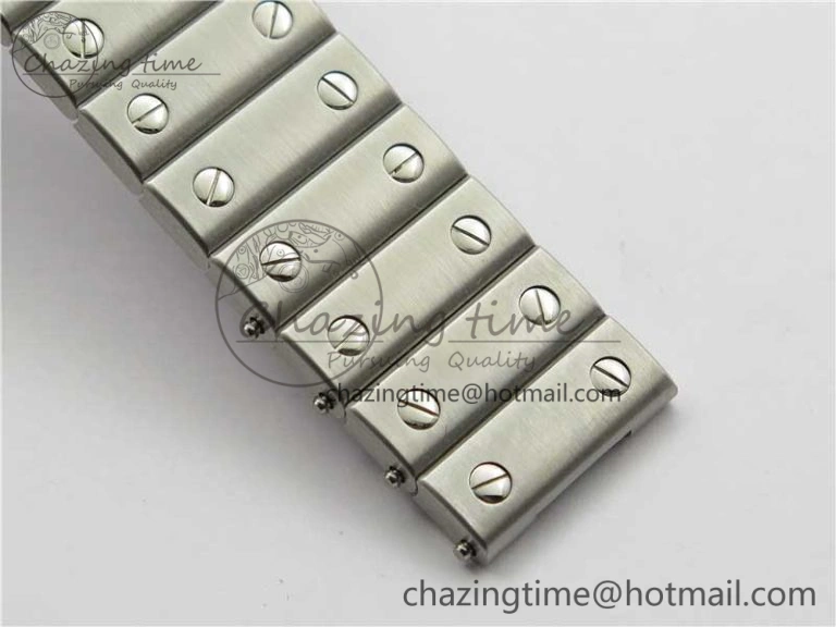 Sporty Santos de Cartier 35mm 2018 RXW 1:1 Best Edition White Dial on SS SmartLinks Bracelet MIYOTA 10486