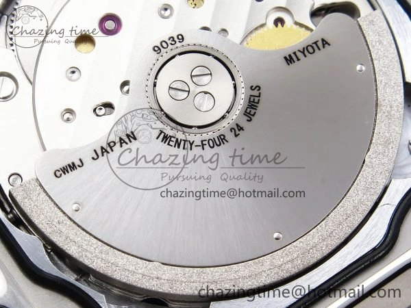 Modern Santos de Cartier 35mm BVF 1:1 Best Edition Green Dial on SS SmartLinks Bracelet MIYOTA 6046