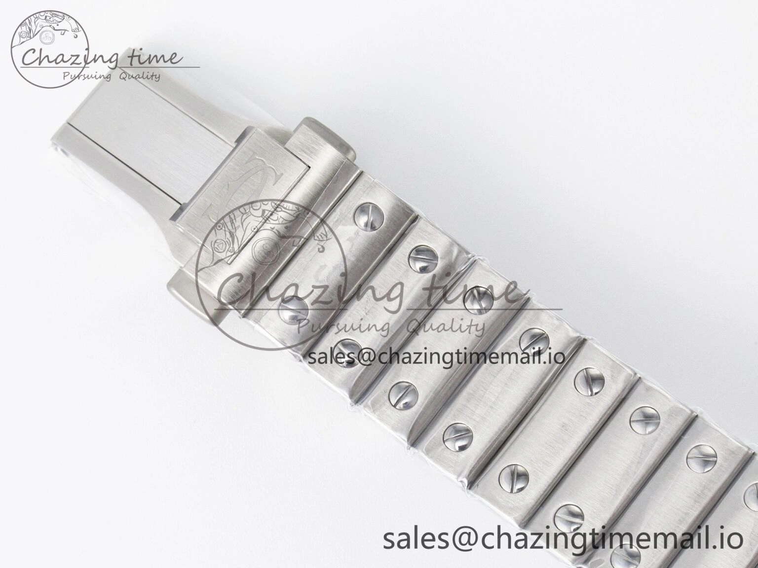 Santos de Cartier 35mm J12F 1:1 Best Edition White Dial on SS SmartLinks Bracelet MIYOTA Trendy 5845