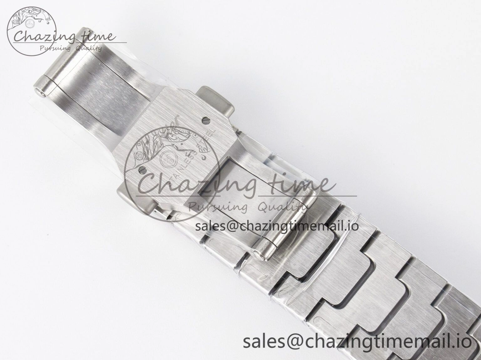 Santos de Cartier 35mm J12F 1:1 Best Edition White Dial on SS SmartLinks Bracelet MIYOTA Trendy 5845