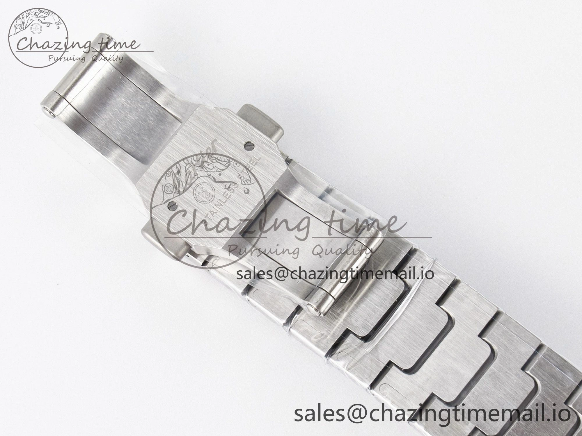 Santos de Cartier 35mm J12F 1:1 Best Edition White Dial on SS SmartLinks Bracelet MIYOTA Trendy 5845