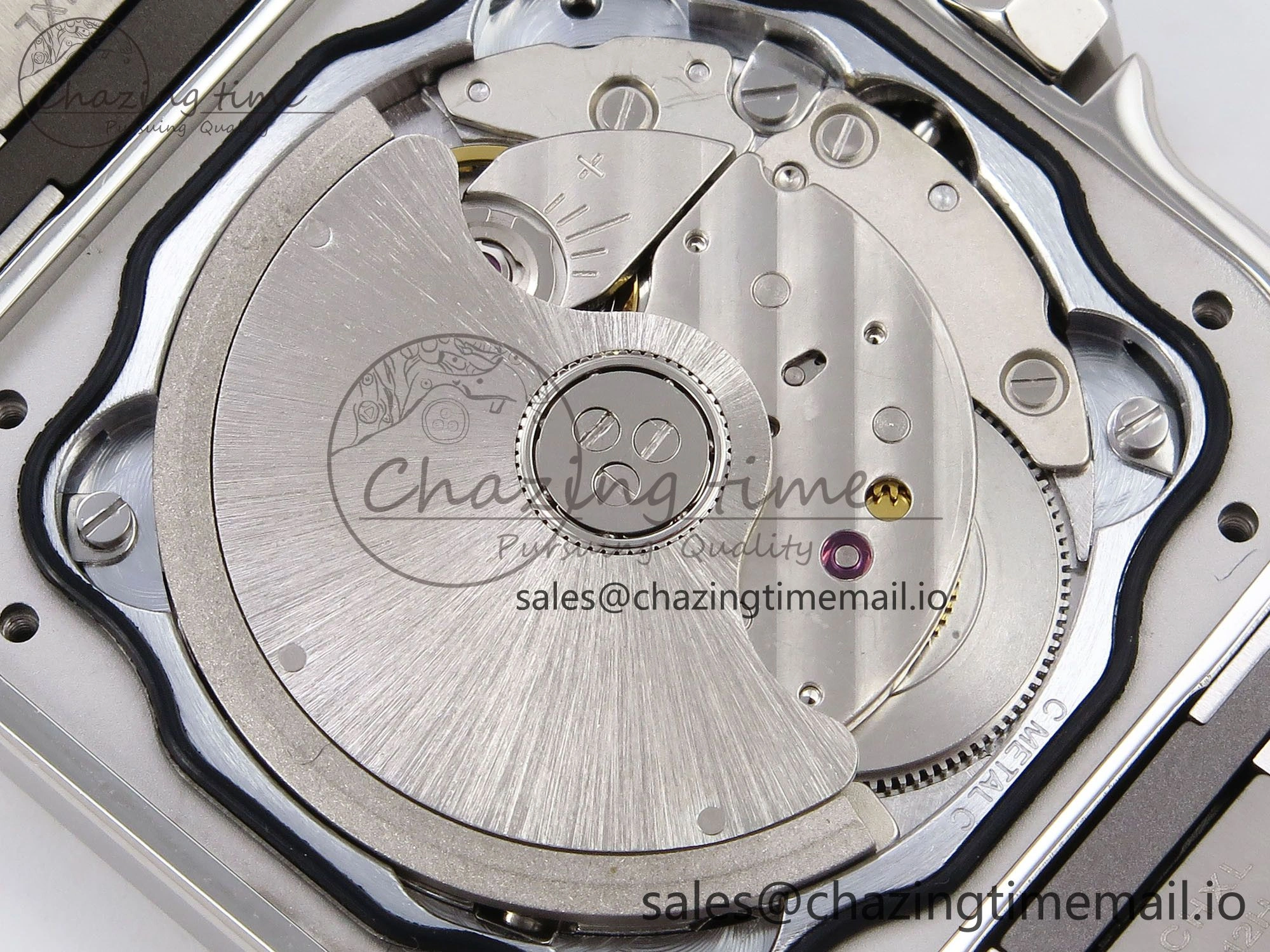 ModernLook Santos de Cartier 35mm SS AF 1:1 Best Edition Blue Dial on SS SmartLinks Bracelet MIYOTA 5882