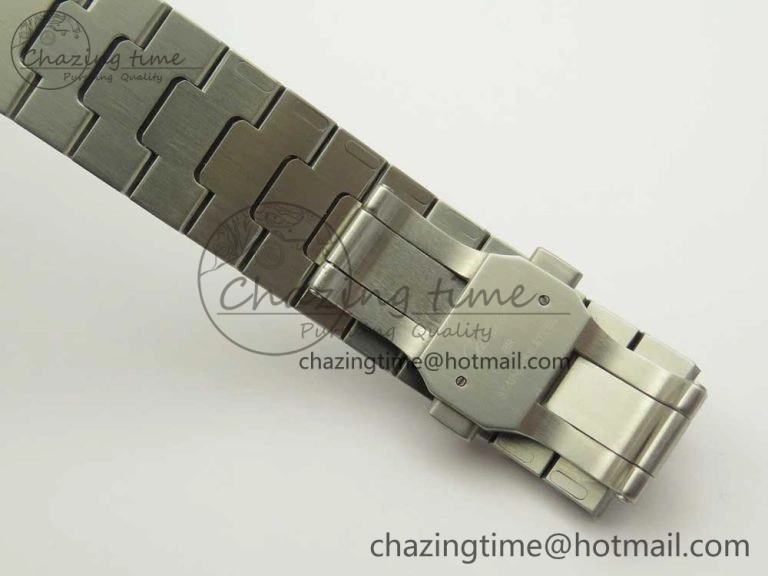 Santos de Cartier 40mm 2018 GF 1:1 Best Edition White Dial on SS SmartLinks Bracelet MIYOTA 9015 (Free Leather) Trendsetting 6164