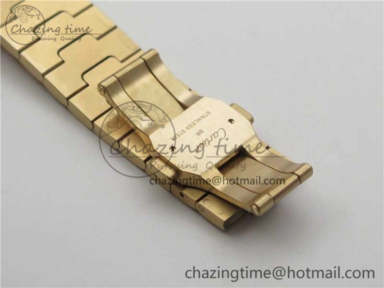 Santos de Cartier 40mm 2018 RG RXW 1:1 Best Edition White Dial on SmartLinks Bracelet MIYOTA Bright 6102