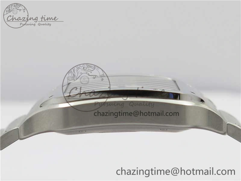 Thermal Santos de Cartier 40mm 2018 RXW 1:1 Best Edition Blue Dial on SS SmartLinks Bracelet MIYOTA 6104