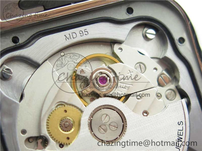Unisex Santos de Cartier 40mm 2018 SS RG RXW 1:1 Best Edition White Dial on SS RG SmartLinks Bracelet MIYOTA 6105
