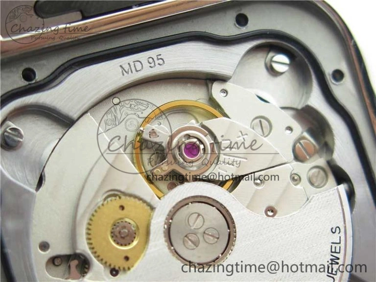 MultiPurpose Santos de Cartier 40mm 2018 SS YG RXW 1:1 Best Edition White Dial on SS YG SmartLinks Bracelet MIYOTA 6103