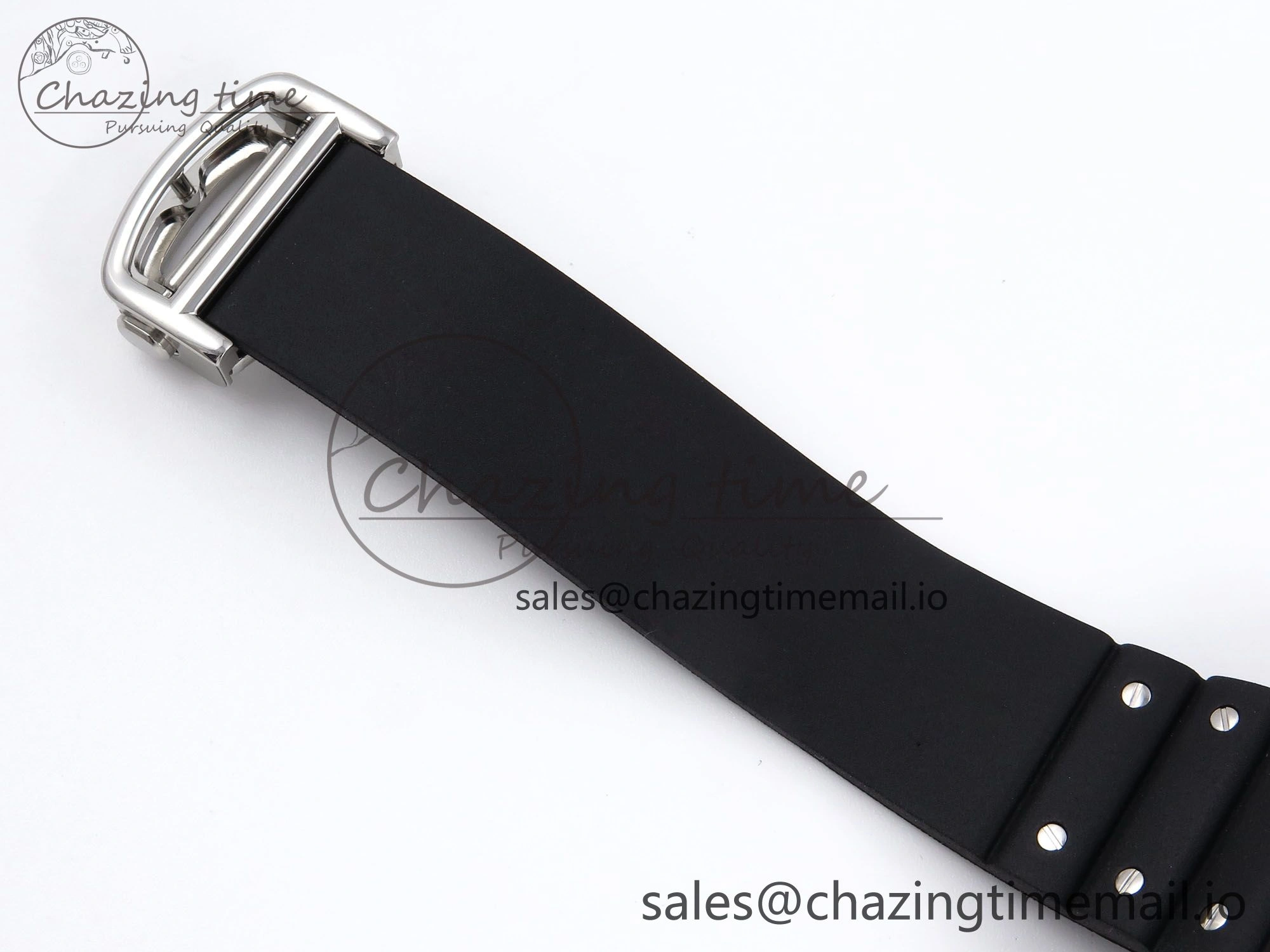 Bright Santos de Cartier 40mm BVF 1:1 Best Edition Black Dial on Black Rubber Strap MIYOTA 5866