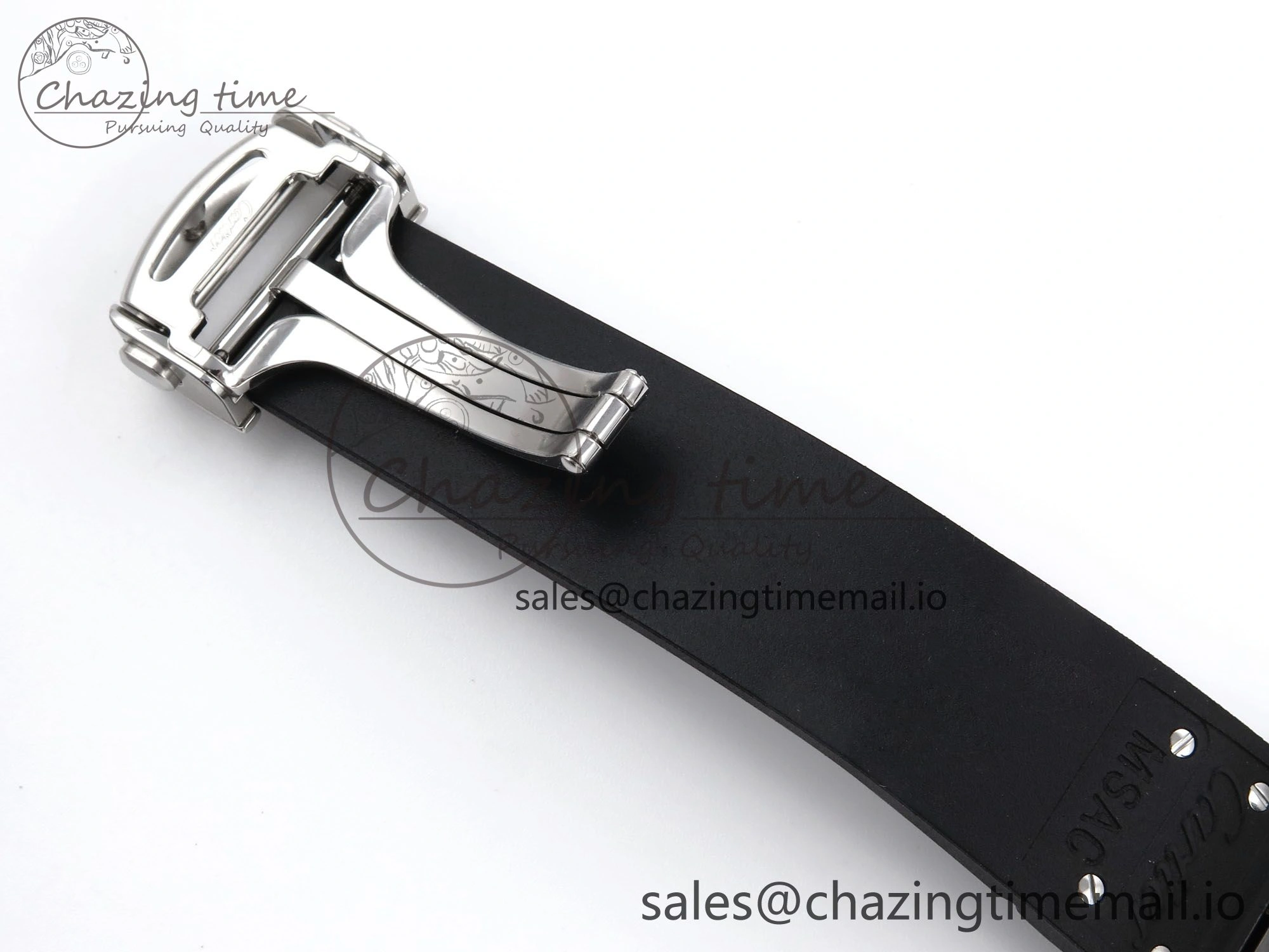Bright Santos de Cartier 40mm BVF 1:1 Best Edition Black Dial on Black Rubber Strap MIYOTA 5866